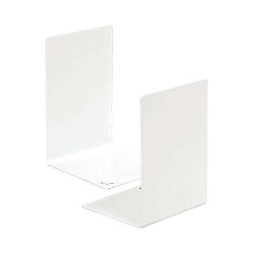 ソニック　ＤＡ－３１８－Ｗ　ブックエンド　Ｌ型大　白　１組（２枚）