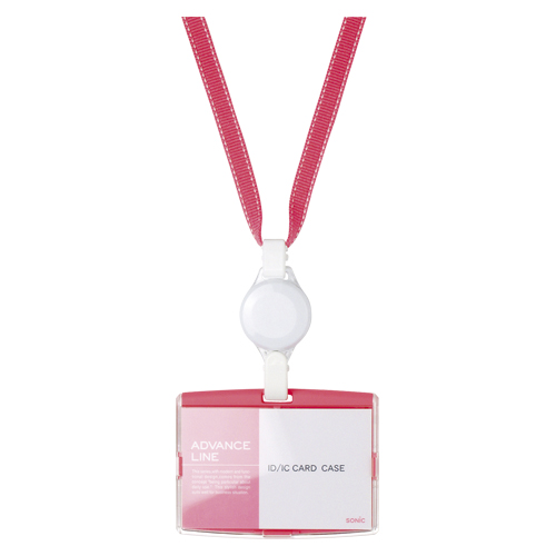 ソニック　ＡＬ－８９４－Ｐ　ハードケース＆リールストラップ　ピンク