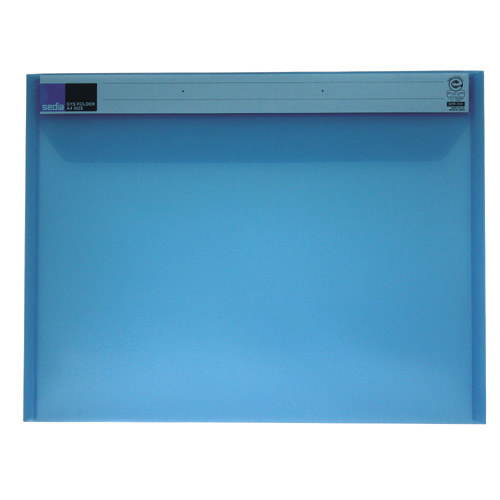セキセイ　ＳＹＦ－１５１－１０　シスフォルダーＡ４Ｓ　ブルー