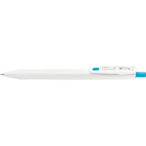 ゼブラ　ＪＪＳ２９－Ｒ１－ＳＫＢＬ　サラサ　Ｒ　０．４　白／スカイブルー