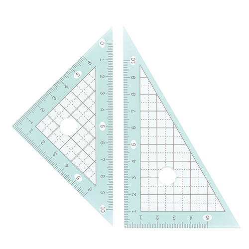 西敬　ＭＴ－４ＰＩ　マカロン三角定規１０ｃｍピスタチオ