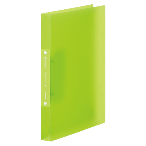 キングジム　６４１ＴＳＰ－ＹＧ　シンプリーズ　リング（透明）　黄緑