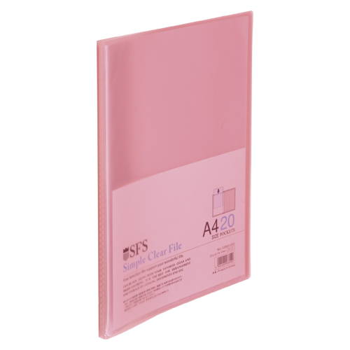 たんぽぽ　１０９９９１０５０　Ａ４クリアーファイル２０　ピンク