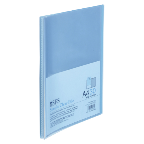 たんぽぽ　１０９９９１０７０　Ａ４クリアーファイル３０　ブルー