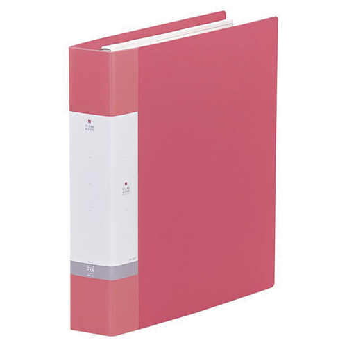 リヒトラブ　Ｇ３８０６－３　クリヤーブック　Ａ４Ｓ　４５Ｐ　赤