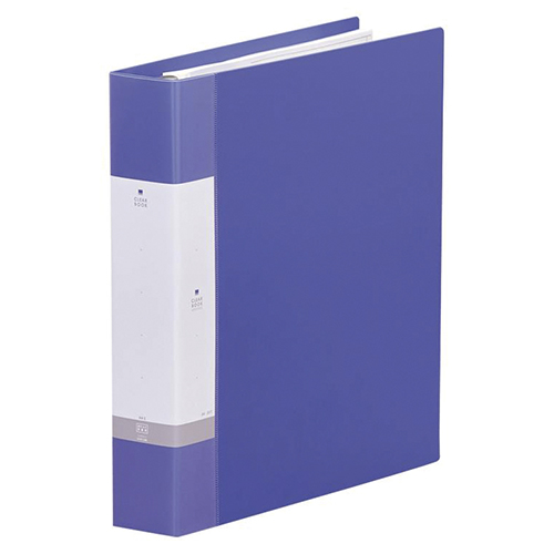 リヒトラブ　Ｇ３８０６－８　クリヤーブック　Ａ４Ｓ　４５Ｐ　青