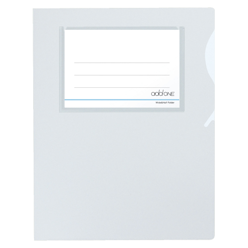 セキセイ　ＡＤ－２４０６－９０　クリア　ワイド＆ハーフフォルダー　クリア