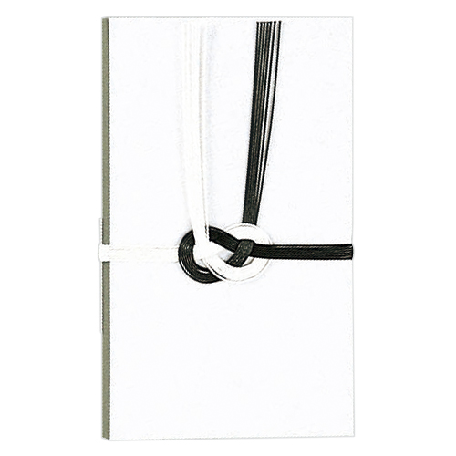 菅公工業　キ０１７　金封　黒白７本　字なし