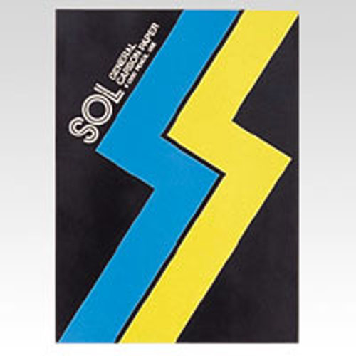 ＭＩクリエーションズ　１３００　クロ　ゾル・カーボン紙（片面）＃１３００　黒