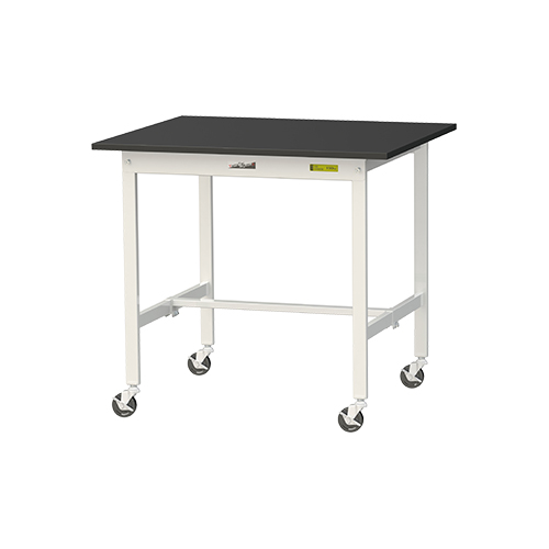 山金　ＳＬＫＣ－９７５－ＢＫＷ　実験用ラボテーブル　ケミテクト天板移動式