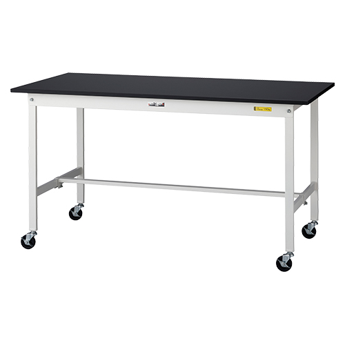 山金　ＳＬＫＣ－１５７５－ＢＫＷ　実験用ラボテーブル　ケミテクト天板移動式