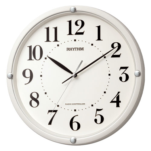 リズム　８ＭＹ５６８ＳＲ０３　掛時計　フィットウェーブ５６８