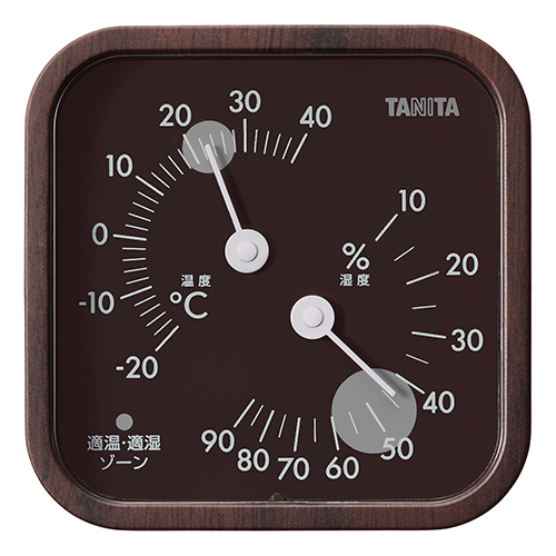 タニタ　ＴＴ－５９０－ＢＲ　温湿度計　ＴＴ－５９０　ブラウンウッド