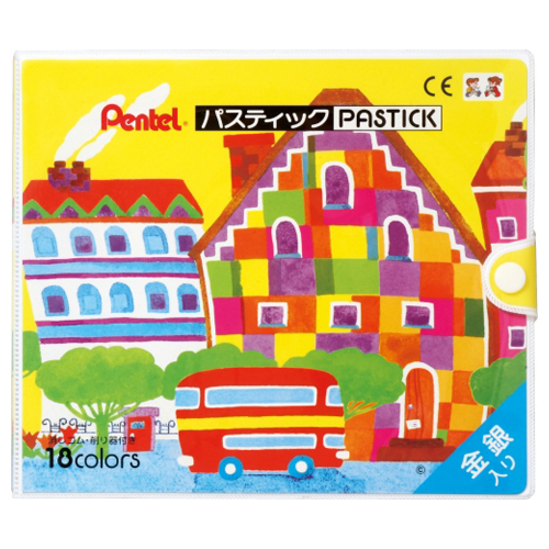 ぺんてる　ＧＣ１－１８Ｄ　ぺんてる　パスティック　１８色　Ｄ