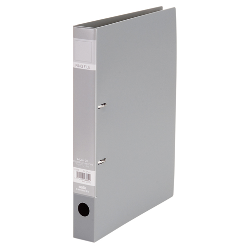 セキセイ　Ｆ－５２２－６２　グレー　ロックリングファイル　Ａ４Ｓ　グレー