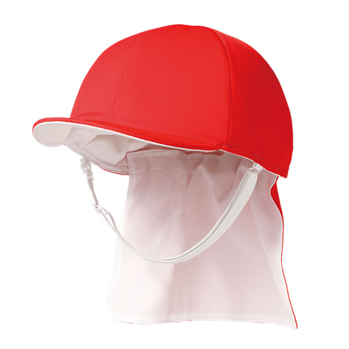 日本理化学　０１５１１７　アクティブセーフティーカラー帽日よけ赤Ｌ