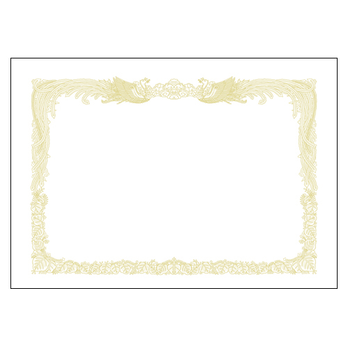 ササガワ　１０－１２８０　厚口ＯＡ賞状用紙　白　Ａ３判縦書用