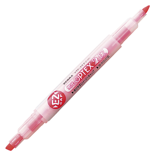 ゼブラ　ＷＫＴ１１－Ｒ　蛍光オプテックス２－ＥＺ　赤