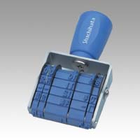 シヤチハタ　ＮＦＢ－４Ｇ　欧文トビ日付　４号　ゴシック体