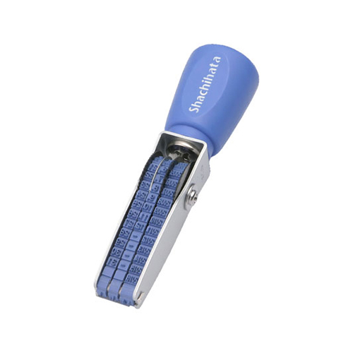 シヤチハタ　ＮＦＤ－３６Ｇ　欧文日付　６号３連　ゴシック体