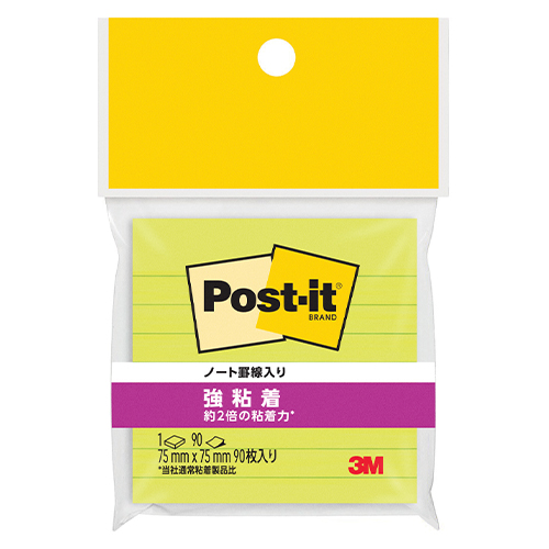 スリーエム　６３０ＳＳ－ＬＩ　ポストイットラインノート　ライム