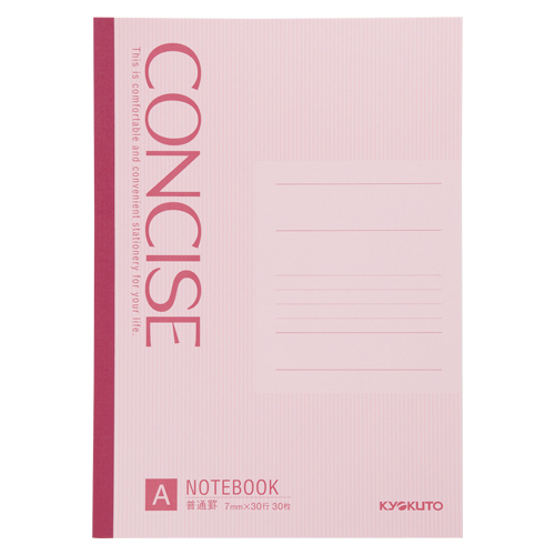 日本ノート（キョ　ＳＮＣ３Ａ１０Ｓ　コンサイス　Ａ罫　単色　１０冊束