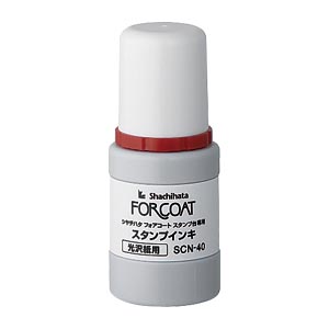 シヤチハタ　ＳＣＮ－４０－Ｒ　フォアコートスタンプ台専用インキ　赤