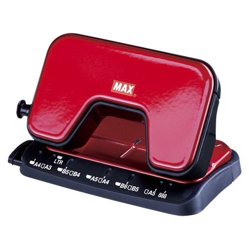 マックス　ＤＰ－１５Ｔ／Ｒ　軽あけパンチ　ＳＣＯＯＶＡ　レッド