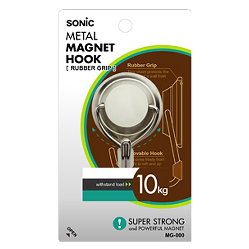 ソニック　ＭＧ－８７７　メタルマグフック１０ｋｇ　超強力フック
