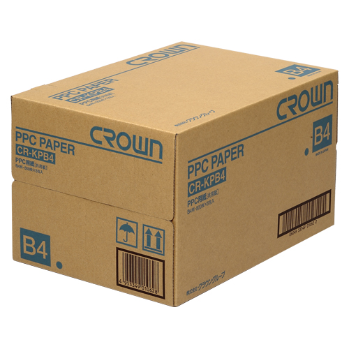 クラウン　ＣＲ－ＫＰＢ４－Ｗ　ＰＰＣ用紙　Ｂ４　　【５冊入】