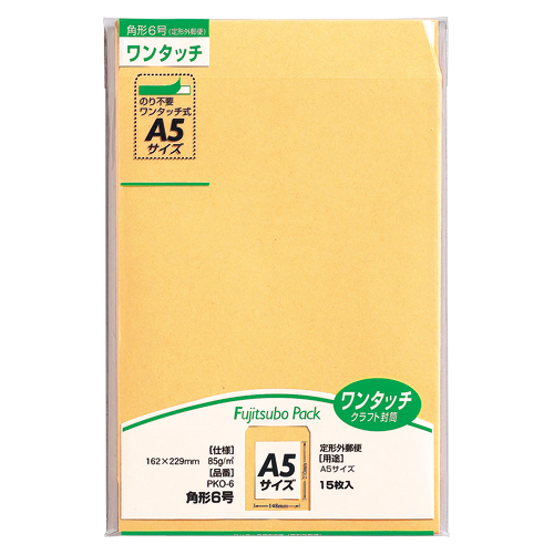 マルアイ　ＰＫＯ－６　ワンタッチクラフト角６　８５ｇ　１５枚