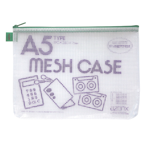 セキセイ　ＡＺ－５５Ｅ－３０　グリーン　メッシュケース　エコタイプＡ５　グリーン