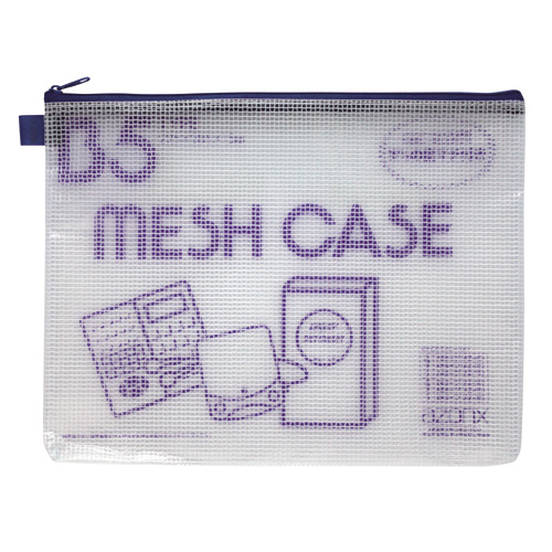 セキセイ　ＡＺ－６５Ｅ－１０　ブルー　メッシュケース　エコタイプＢ５　ブルー