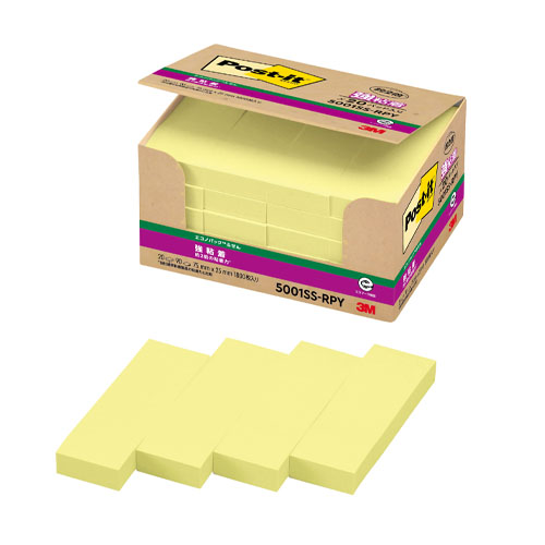 スリーエム　５００１ＳＳ－ＲＰＹ　ポストイットエコノパック　強粘着ふせん