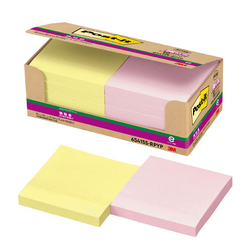 スリーエム　６５４１ＳＳ－ＲＰＹＰ　ポストイットエコノパック　強粘着ノート
