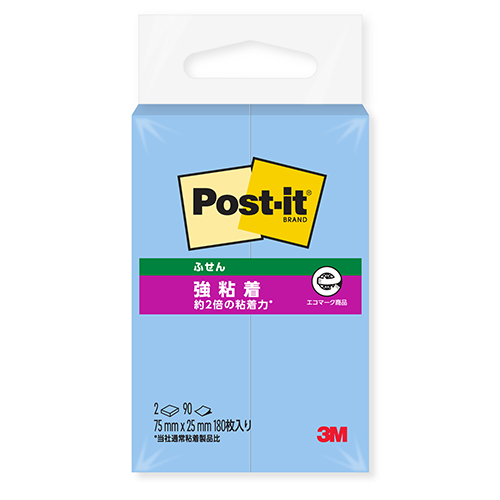 スリーエム　５００ＳＳ－ＮＢ　ポストイット強粘着ふせん　パステルカラー