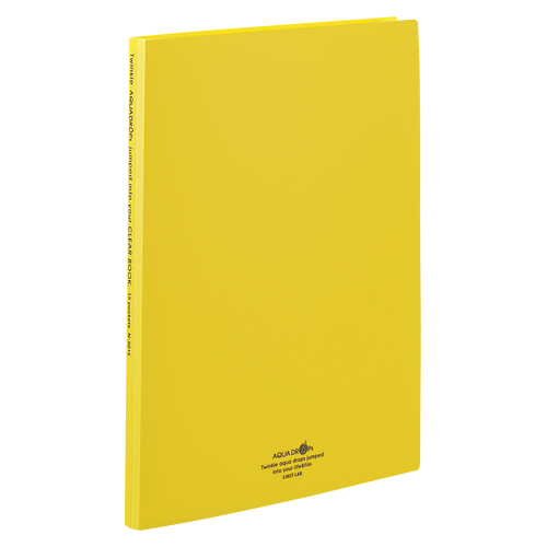 リヒトラブ　Ｎ－５０１５－５　クリヤーブツク　Ａ４　１５Ｐ　黄