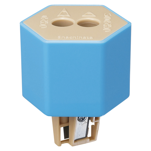 シヤチハタ　ＺＫＣ－Ｗ１／Ｈ　ケズリキャップ　ツイン　ブルー