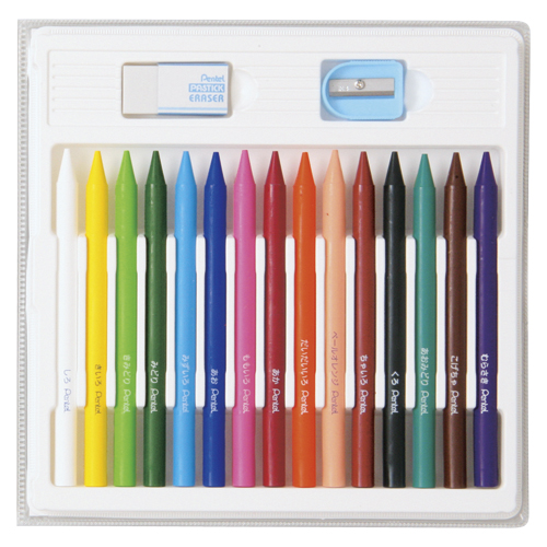 ぺんてる　ＧＣＧ１－１２Ｐ３　小学校色えんぴつ　１２色＋３色