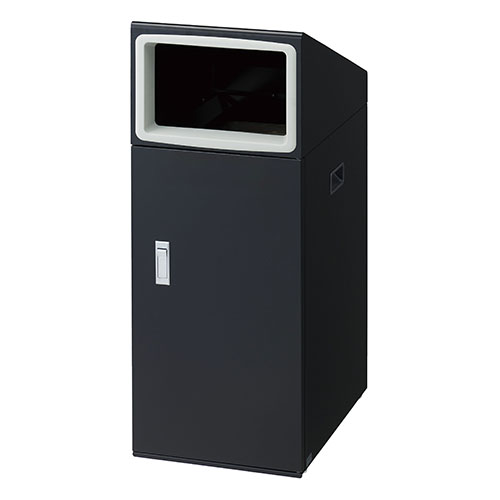 山崎産業　ＹＷ－５１９Ｌ－ＩＤ　リサイクルボックス　角穴投入口ブラック