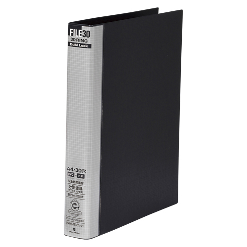 マルマン　Ｆ９４９Ｒ－０５　ブラック　Ａ４ファイル３０　ダブロック３０ｍｍ