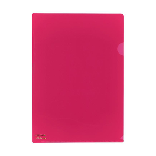 リヒトラブ　Ｆ－７８－２　クリヤーホルダー　Ａ４　紅