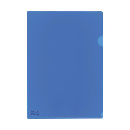 リヒトラブ　Ｆ－７８－８　クリヤーホルダー　Ａ４　青