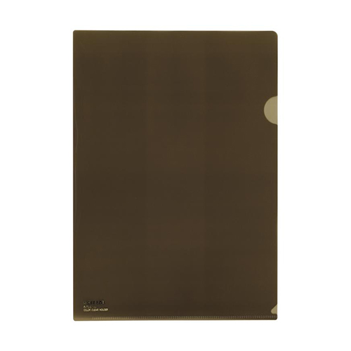リヒトラブ　Ｆ－７８－９　クリヤーホルダー　Ａ４　茶