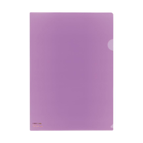 リヒトラブ　Ｆ－７８－１０　クリヤーホルダー　Ａ４　藤