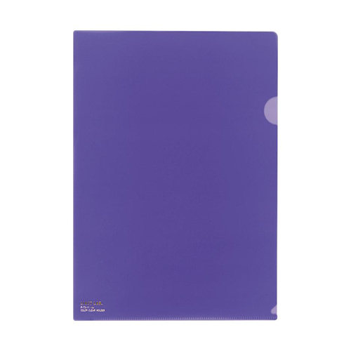 リヒトラブ　Ｆ－７８－１１　クリヤーホルダー　Ａ４　藍