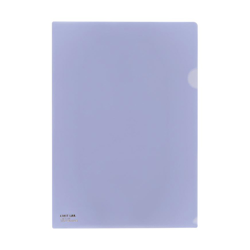 リヒトラブ　Ｆ－７８－１５　クリヤーホルダー　Ａ４　青藤