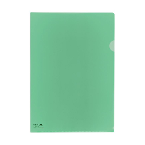 リヒトラブ　Ｆ－７８－１９　クリヤーホルダー　Ａ４クリスタルグリーン