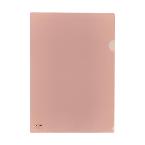 リヒトラブ　Ｆ－７８－２１　クリヤーホルダー　Ａ４　ローズ