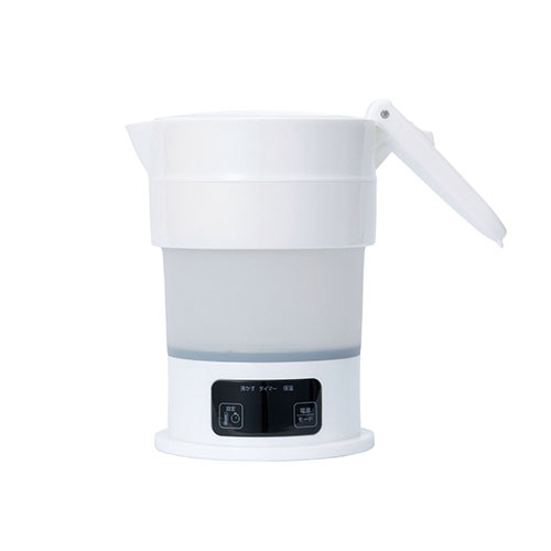 ナカバヤシ　ＭＢＥ－ＴＫ０４／ＷＨ　折りたたみケトル　多機能　６００ｍｌ　白